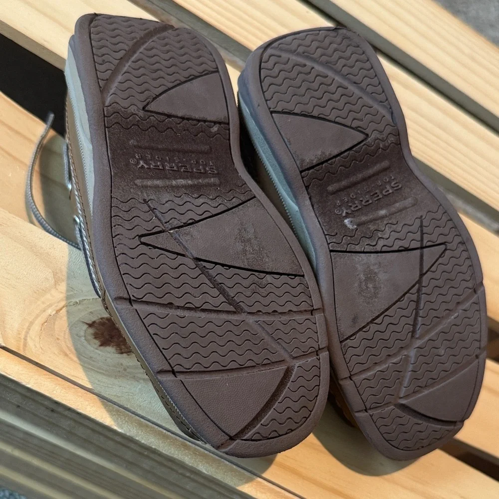 Sperry Tan Kids Boat Shoe